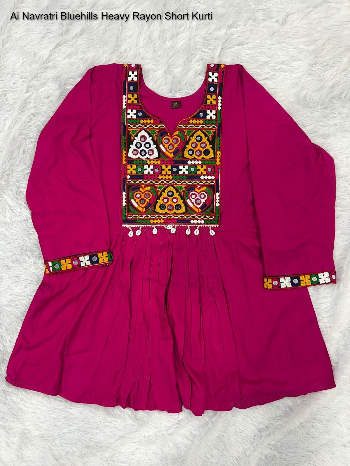 Ai Navratri Bluehills Heavy Rayon Short Kurti