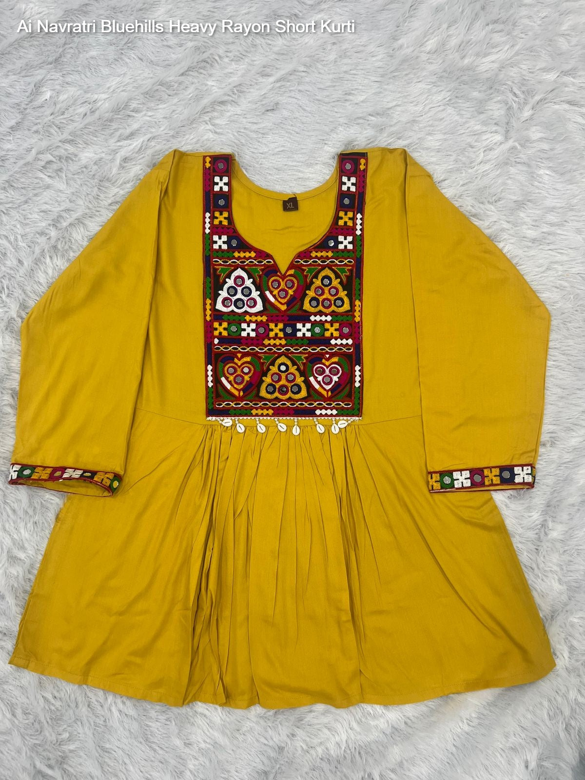 Ai Navratri Bluehills Heavy Rayon Short Kurti