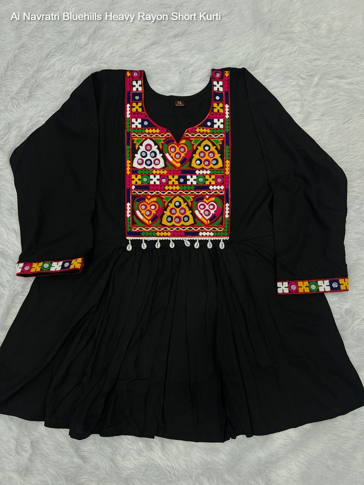 Ai Navratri Bluehills Heavy Rayon Short Kurti