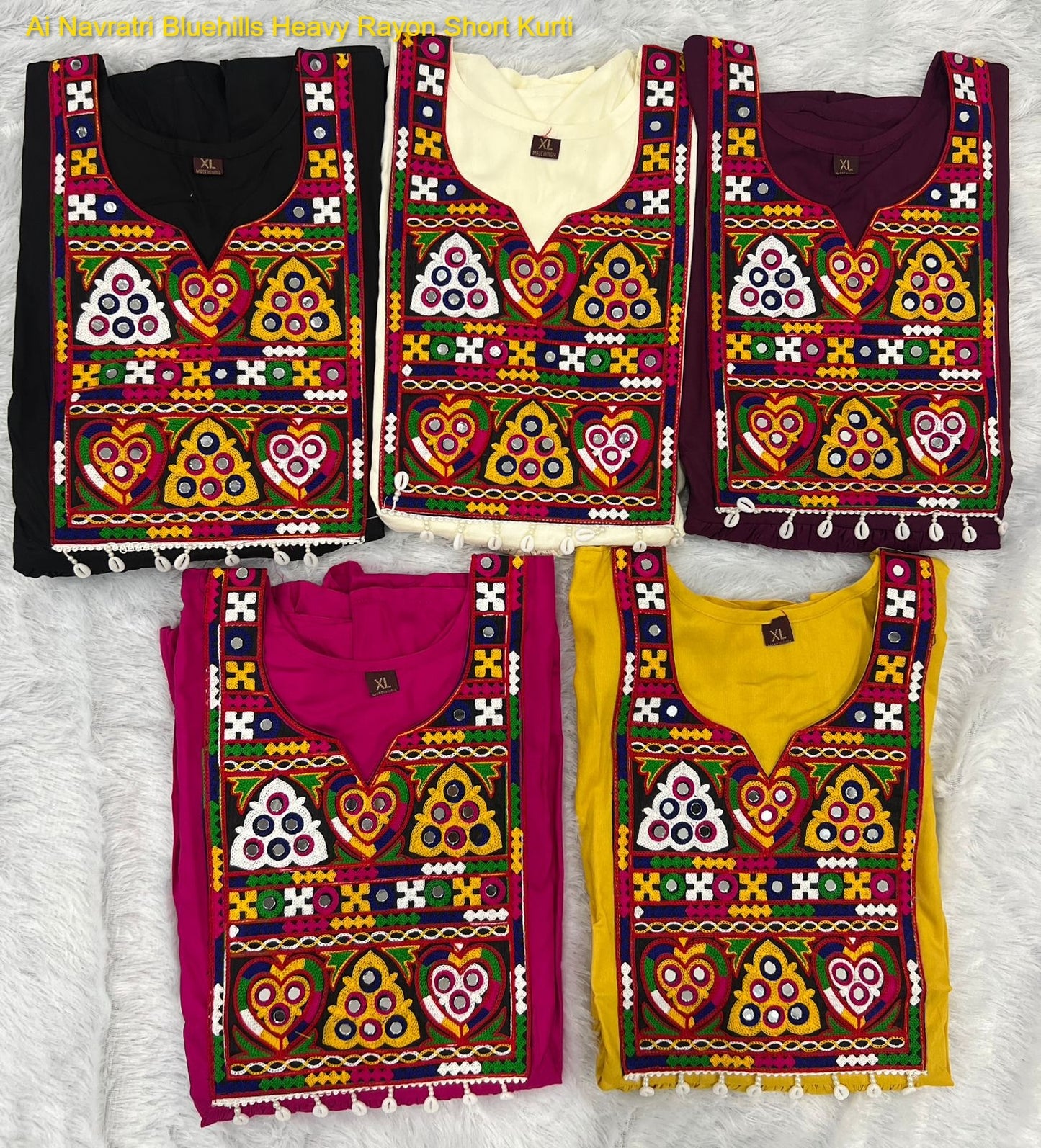 Ai Navratri Bluehills Heavy Rayon Short Kurti