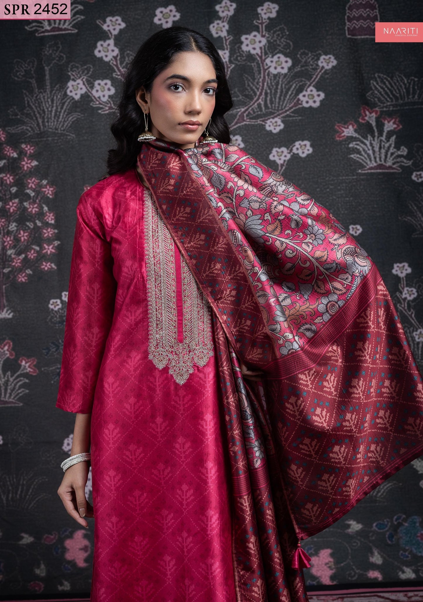 Ainat 2452 Naariti Silk Unstitched Suits