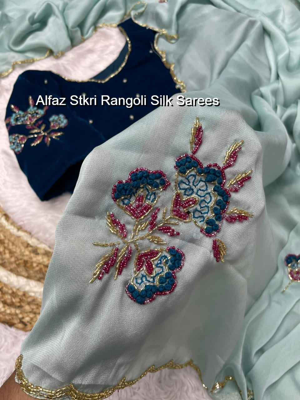 Alfaz Stkri Rangoli Silk Sarees