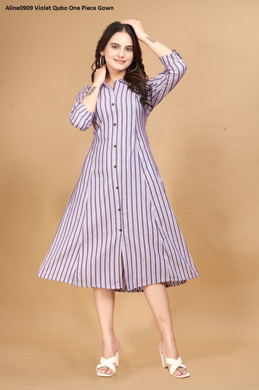 Aline0909 Violet Qubo One Piece Gown