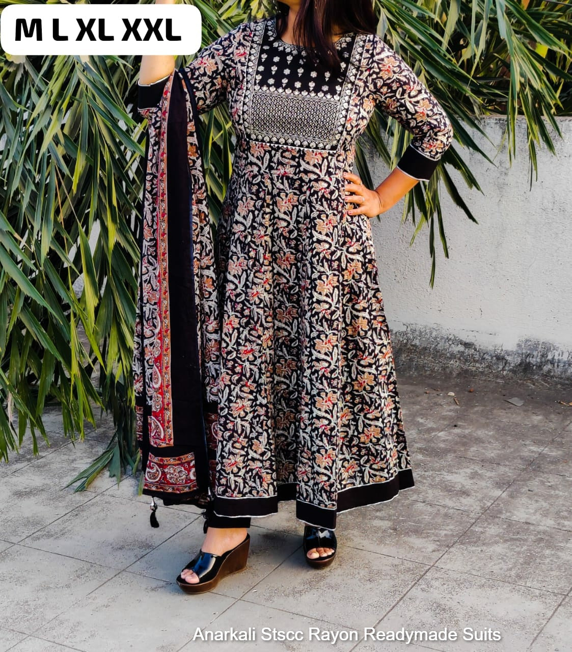 Anarkali Stscc Rayon Readymade Suits