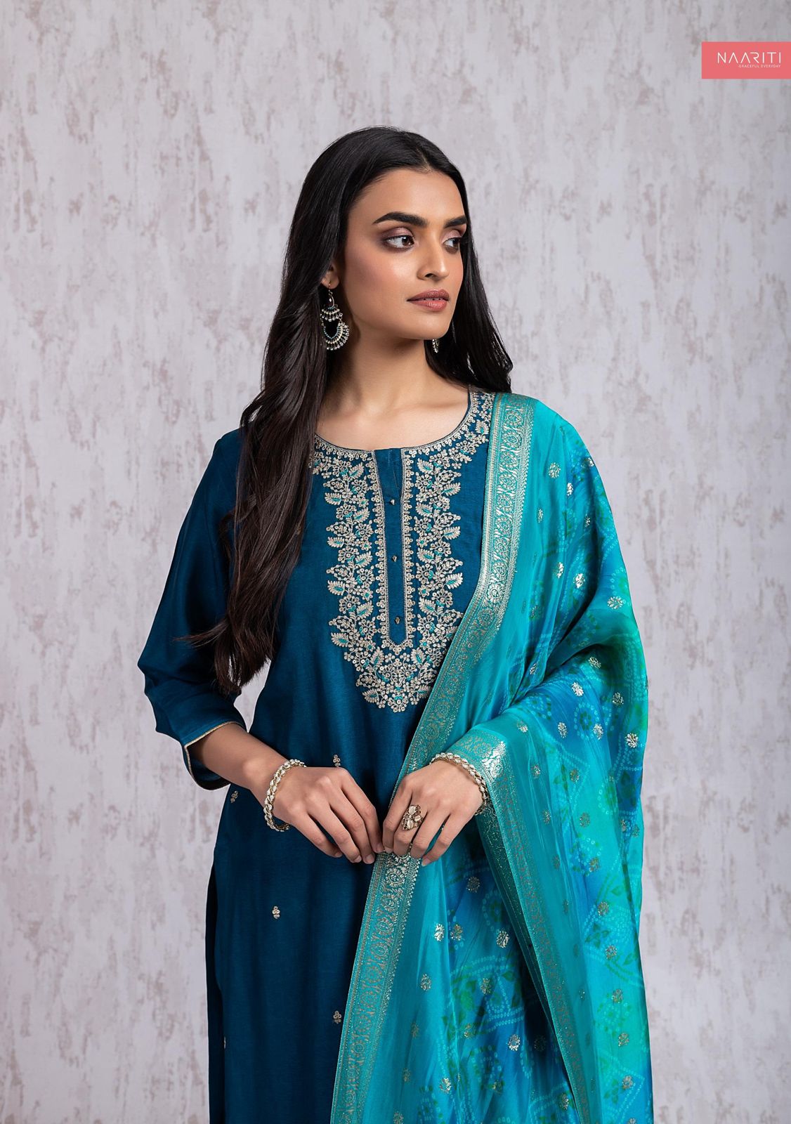 Anaya 3608 Naariti Russian Silk Unstitched Suits