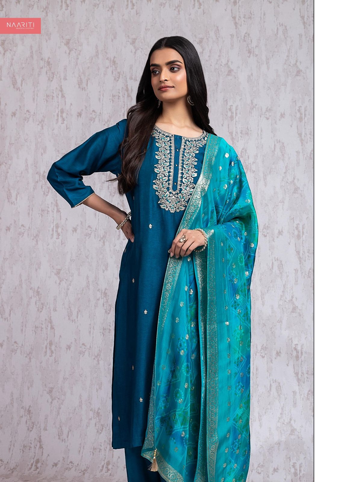 Anaya 3608 Naariti Russian Silk Unstitched Suits