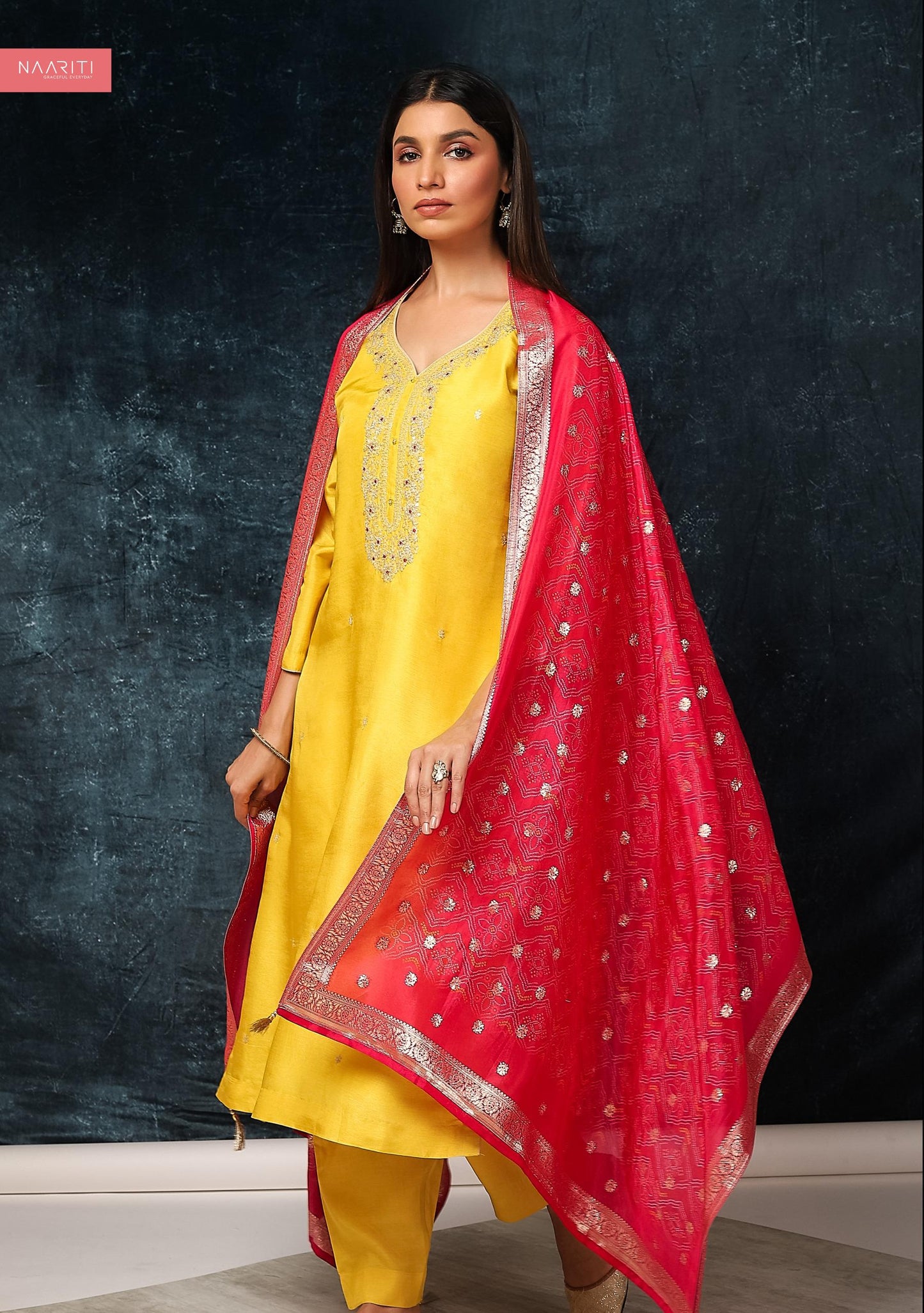 Apri Naariti Handwork Unstitched Suits