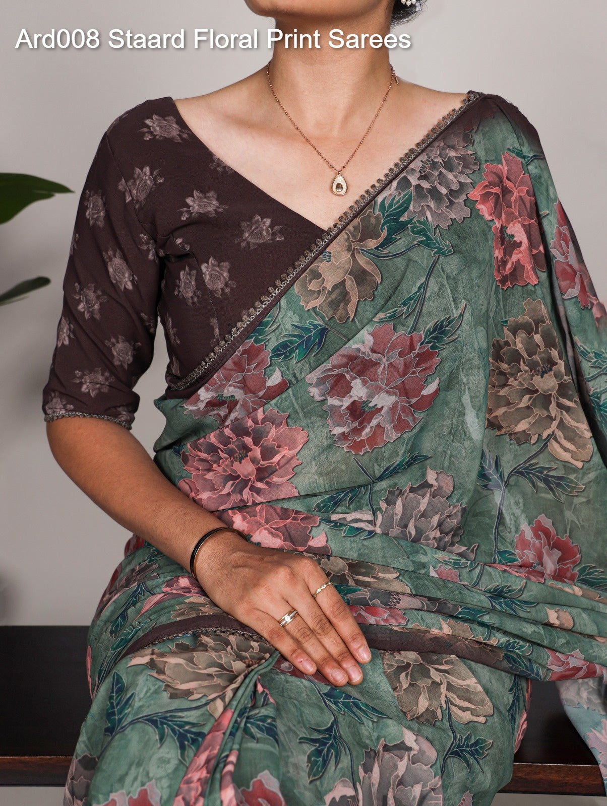 Ard008 Staard Floral Print Sarees