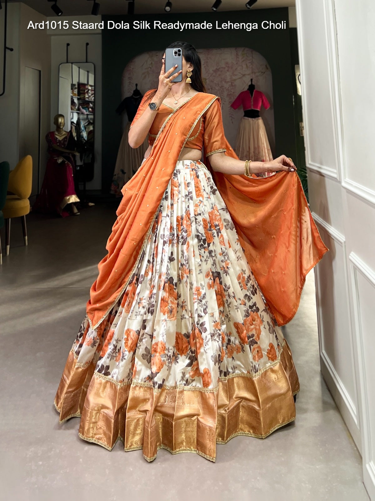 Ard1015 Staard Dola Silk Readymade Lehenga Choli