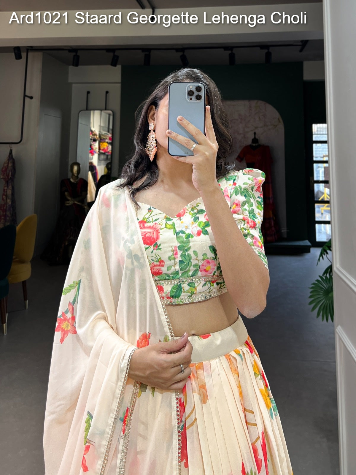 Ard1021 Non-Branded Staard Georgette Lehenga Choli