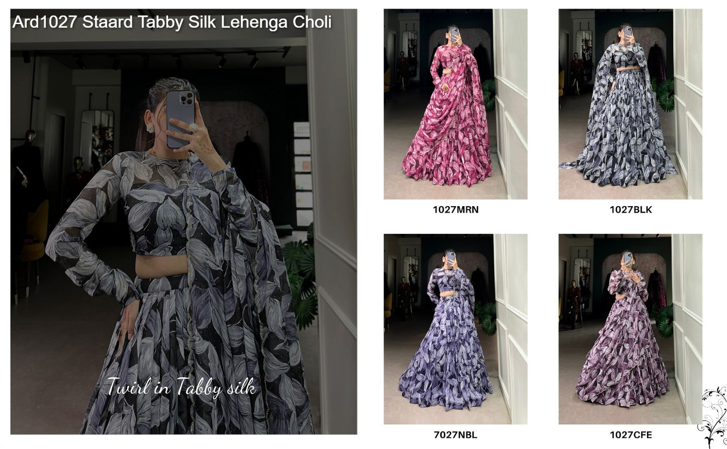 Ard1027 Staard Tabby Silk Lehenga Choli