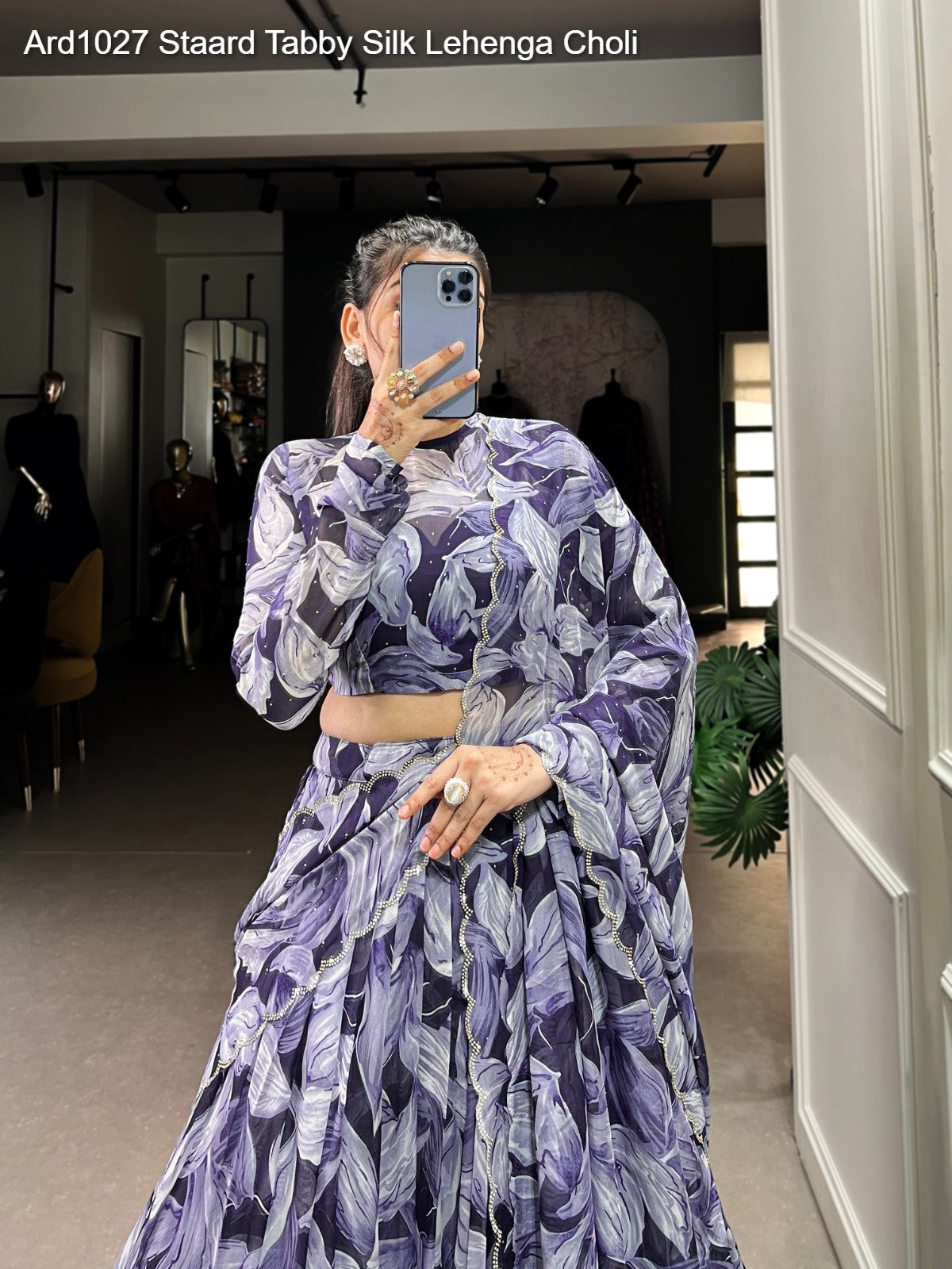 Ard1027 Staard Tabby Silk Lehenga Choli