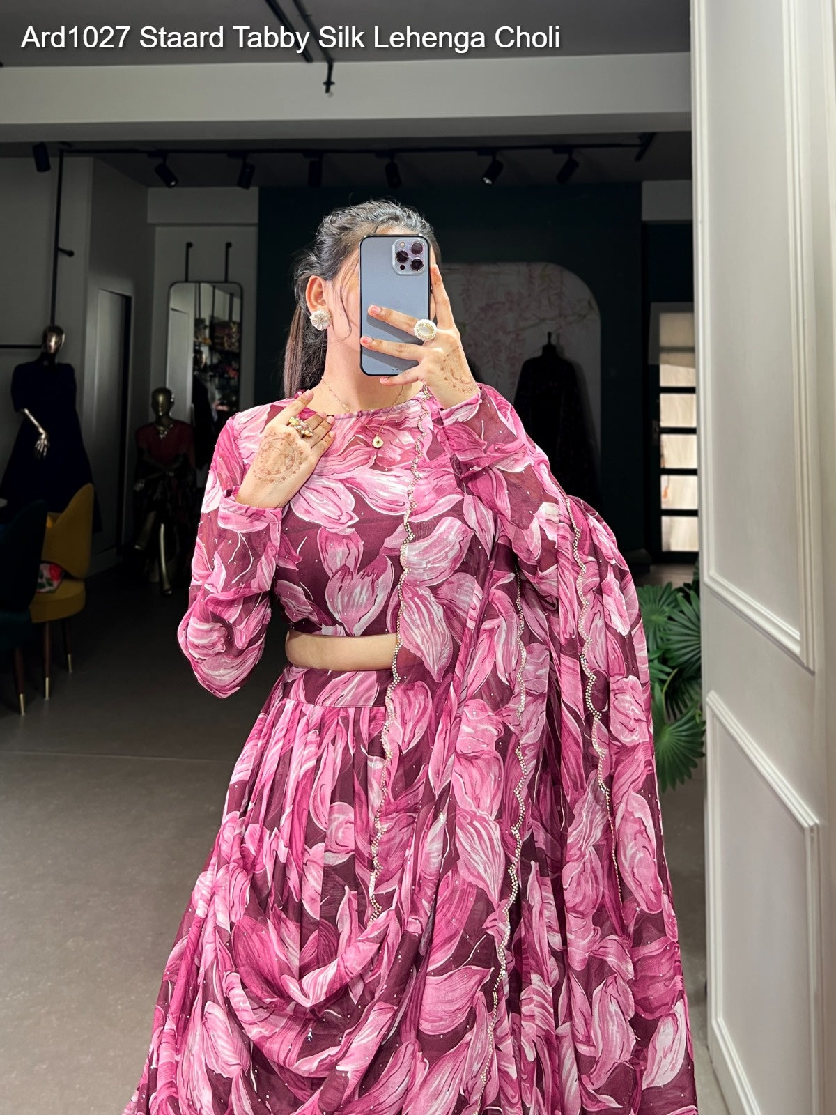 Ard1027 Staard Tabby Silk Lehenga Choli