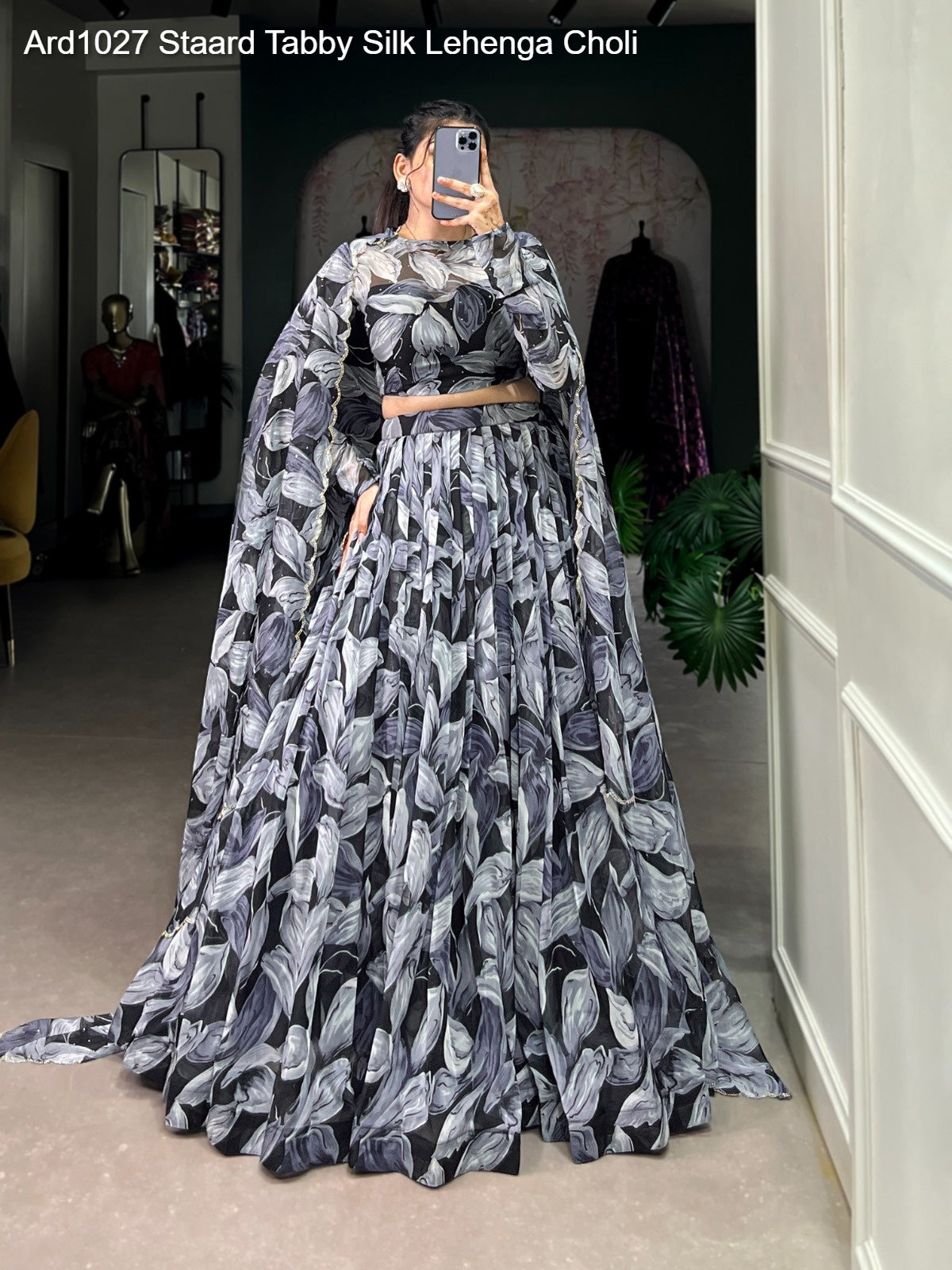 Ard1027 Staard Tabby Silk Lehenga Choli