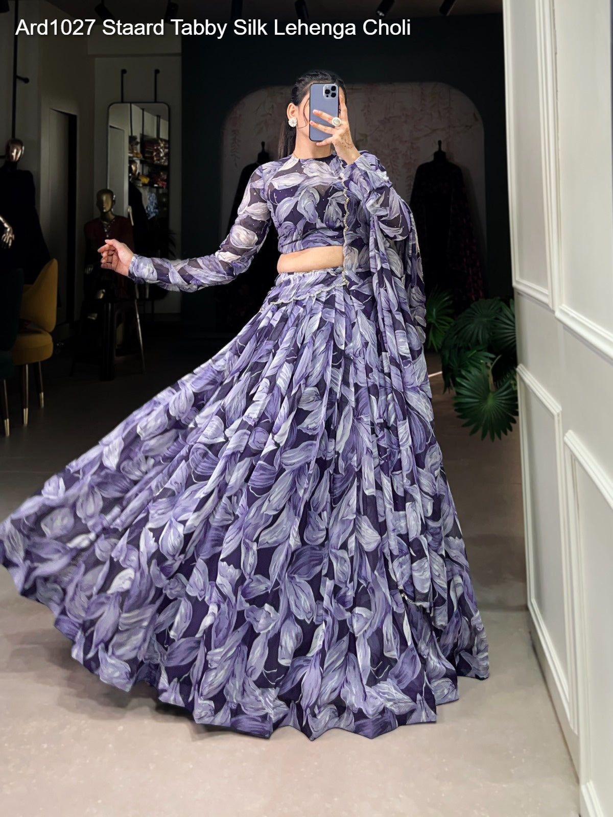 Ard1027 Staard Tabby Silk Lehenga Choli