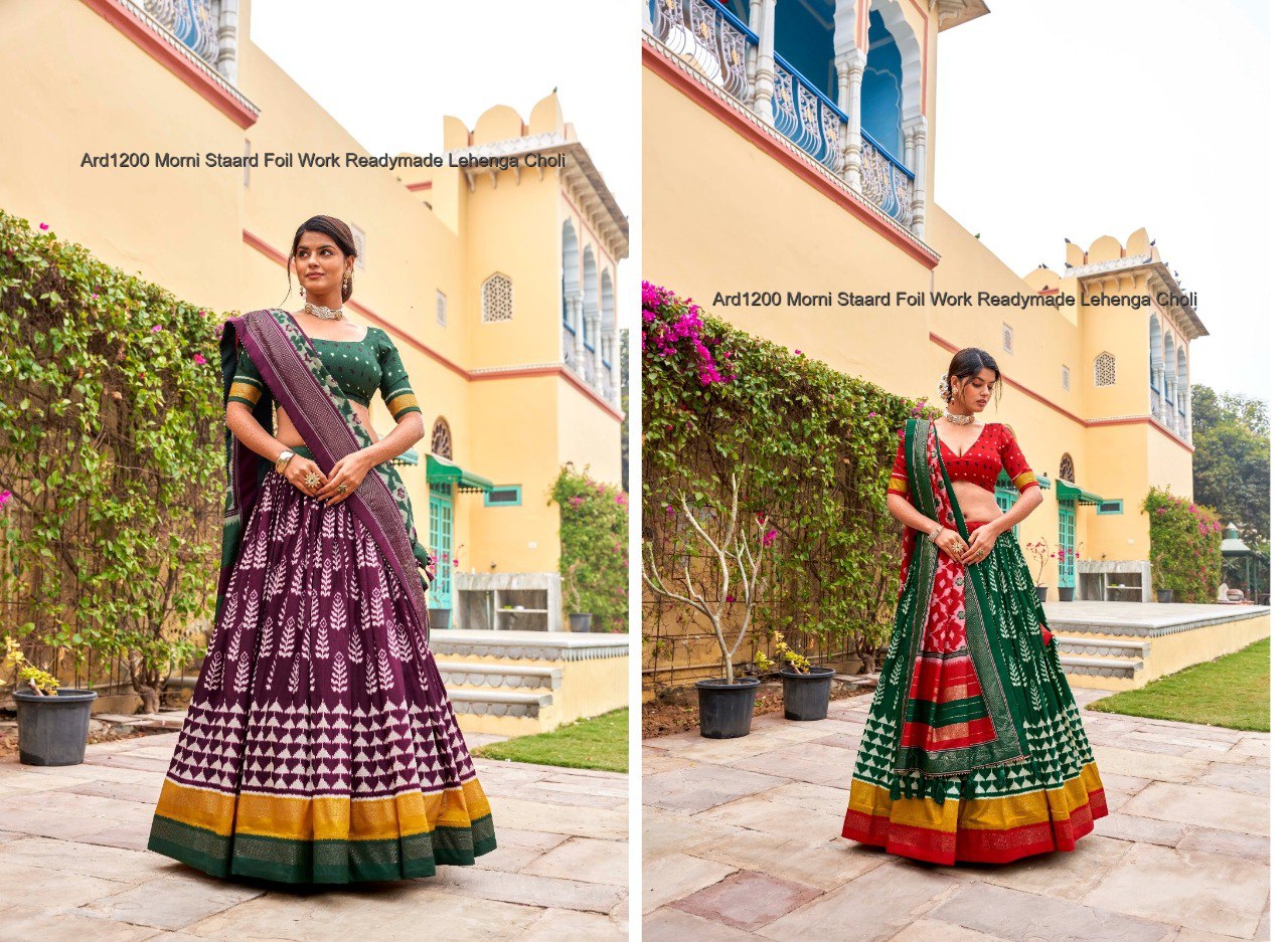 Ard1200 Morni Staard Foil Work Readymade Lehenga Choli