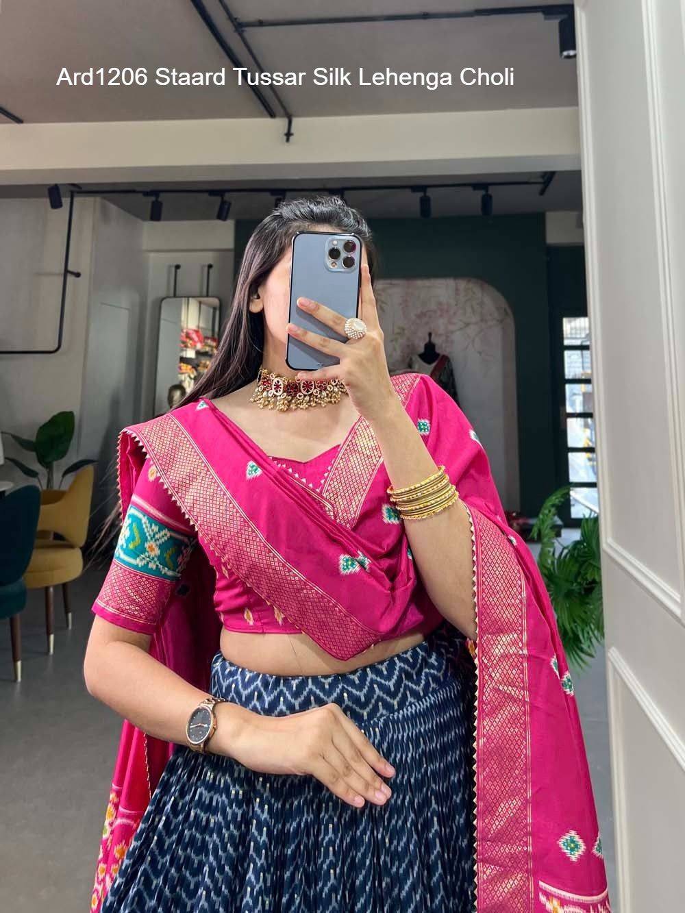 Ard1206 Staard Tussar Silk Lehenga Choli