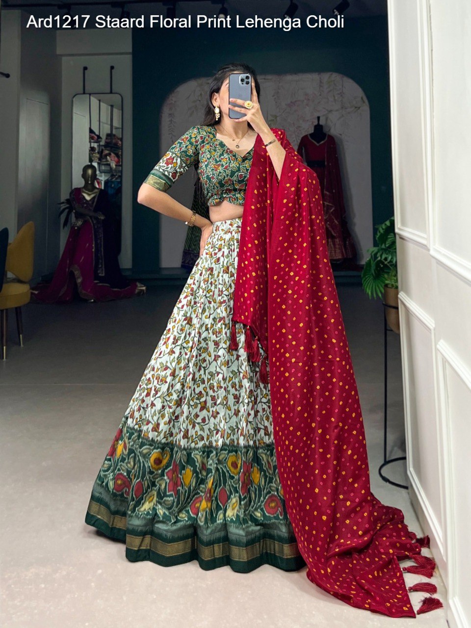 Ard1217 Staard Floral Print Lehenga Choli