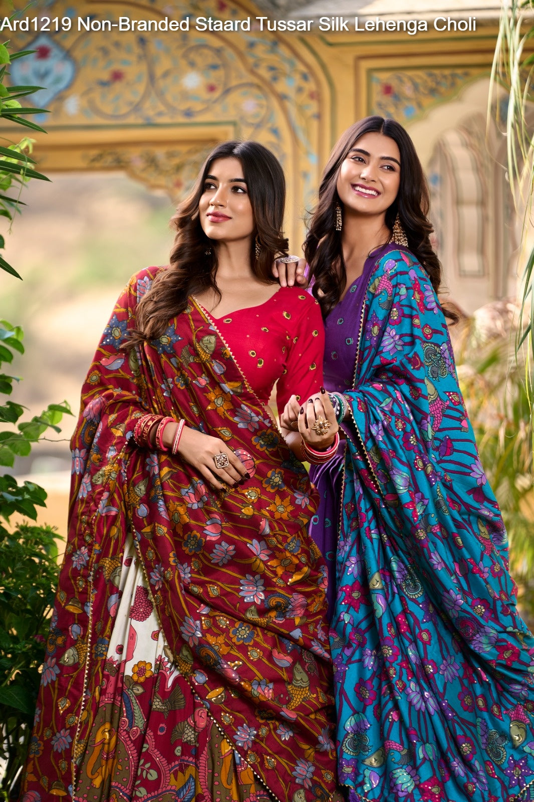 Ard1219 Non-Branded Staard Tussar Silk Lehenga Choli