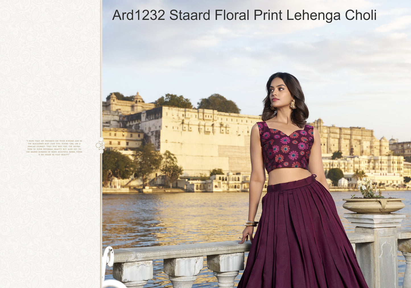 Ard1232 Staard Floral Print Lehenga Choli