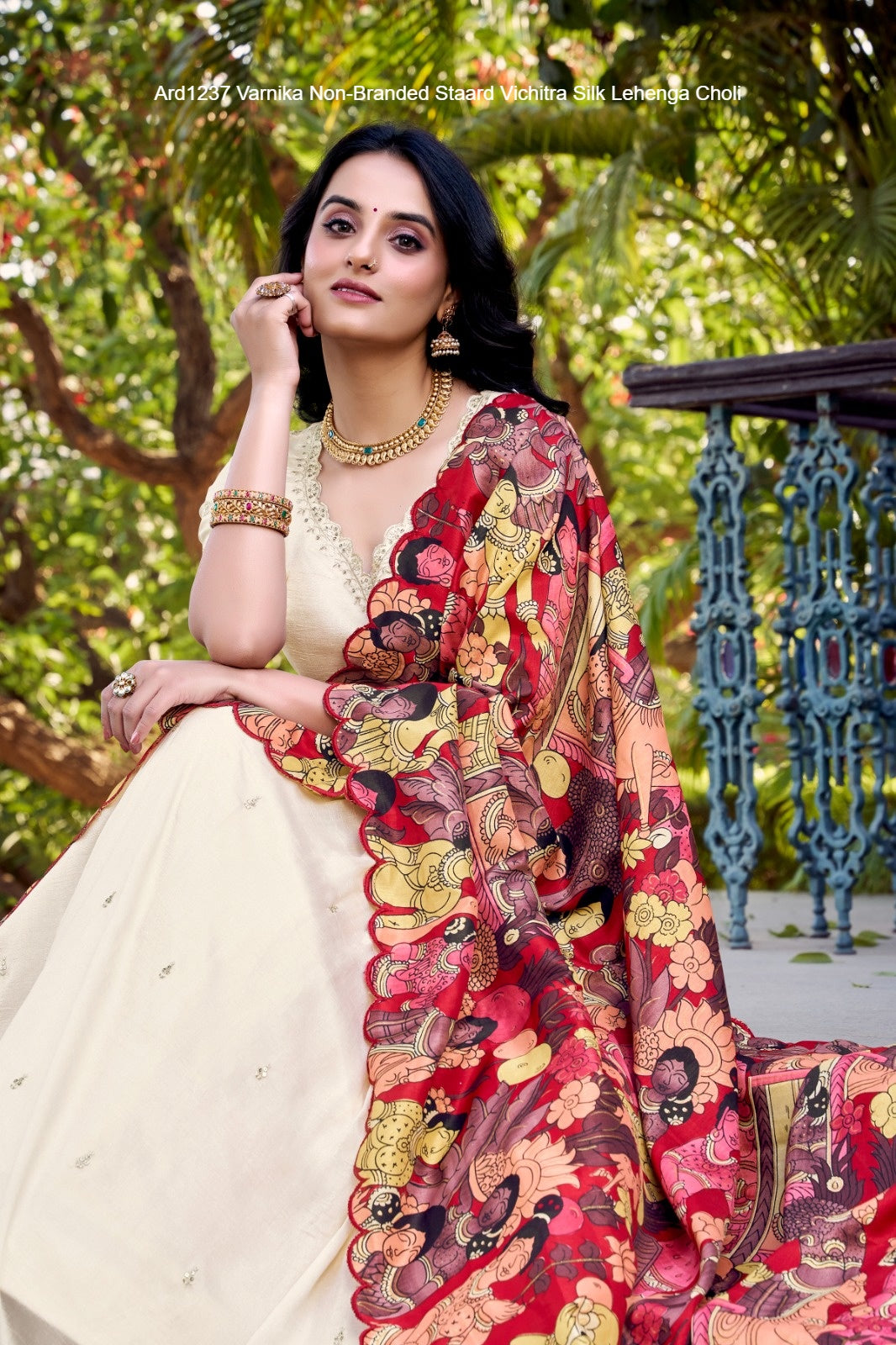 Ard1237 Varnika Non-Branded Staard Vichitra Silk Lehenga Choli
