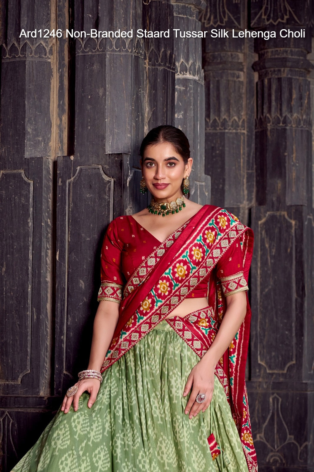Ard1246 Non-Branded Staard Tussar Silk Lehenga Choli