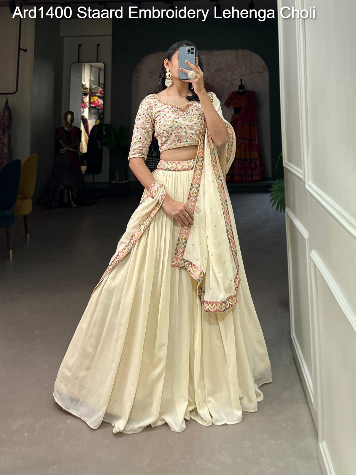 Ard1400 Staard Embroidery Lehenga Choli