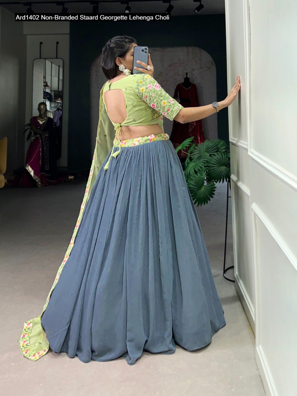 Ard1402 Non-Branded Staard Georgette Lehenga Choli