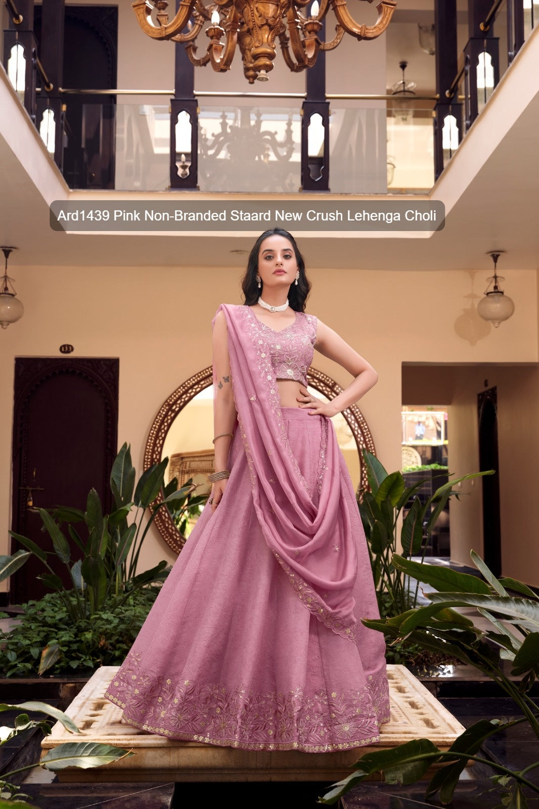 Ard1439 Pink Non-Branded Staard New Crush Lehenga Choli