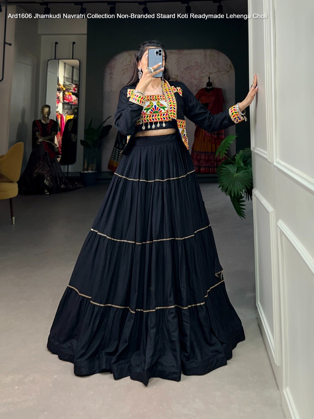 Ard1606 Jhamkudi Navratri Collection Non-Branded Staard Koti Readymade Lehenga Choli