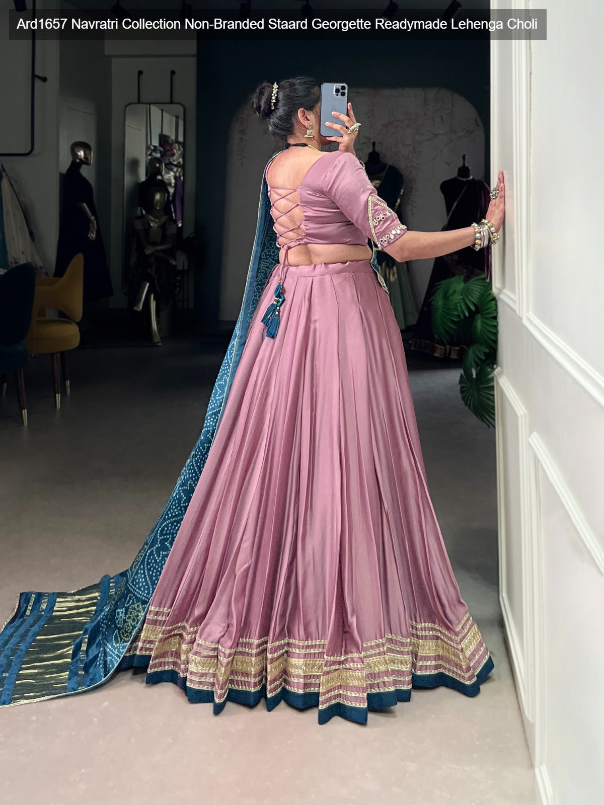 Ard1657 Navratri Collection Non-Branded Staard Georgette Readymade Lehenga Choli