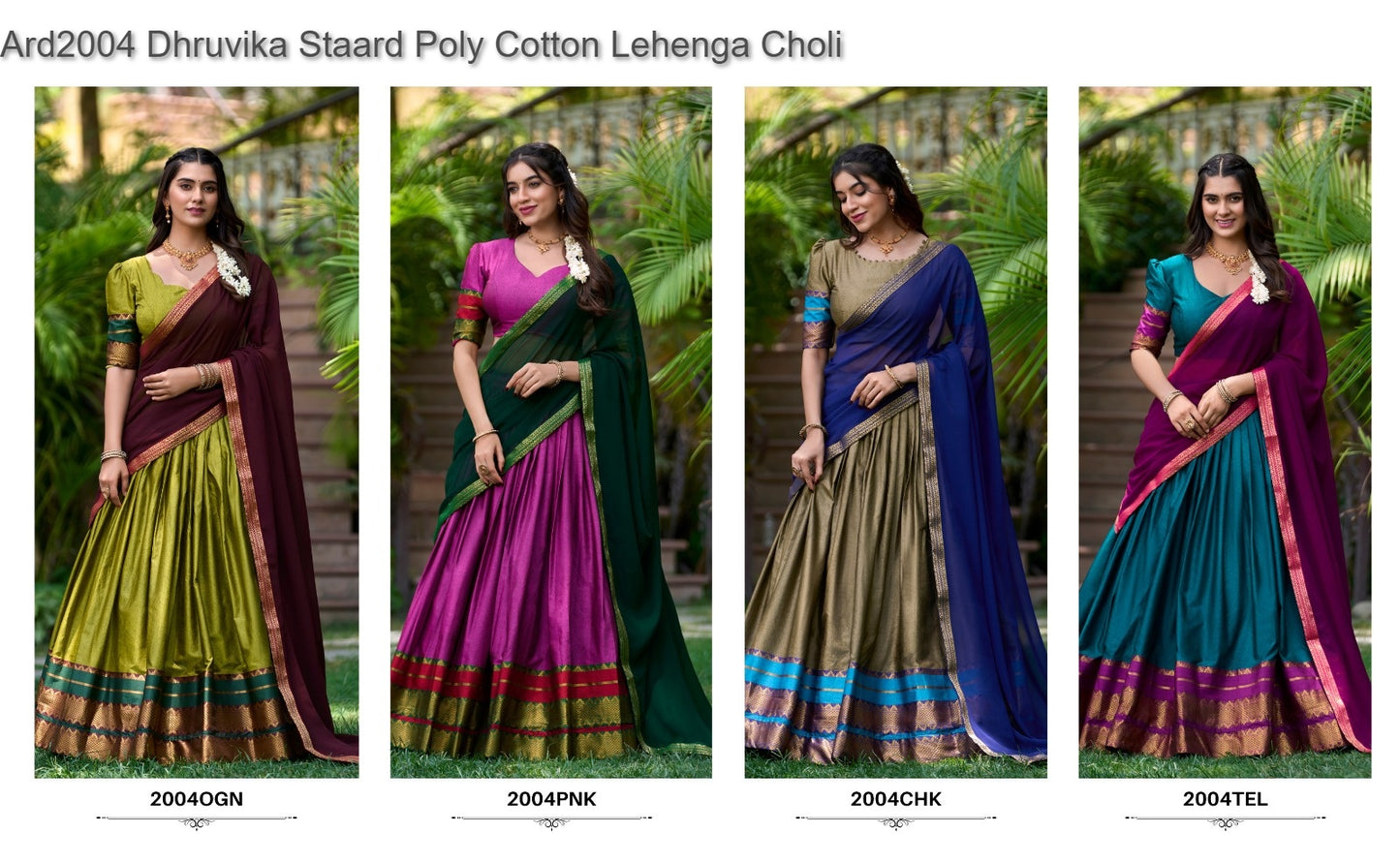 Ard2004 Dhruvika Staard Poly Cotton Lehenga Choli