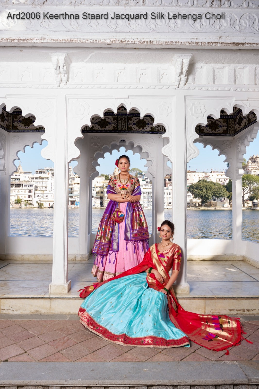 Ard2006 Keerthna Non-Branded Staard Jacquard Silk Lehenga Choli