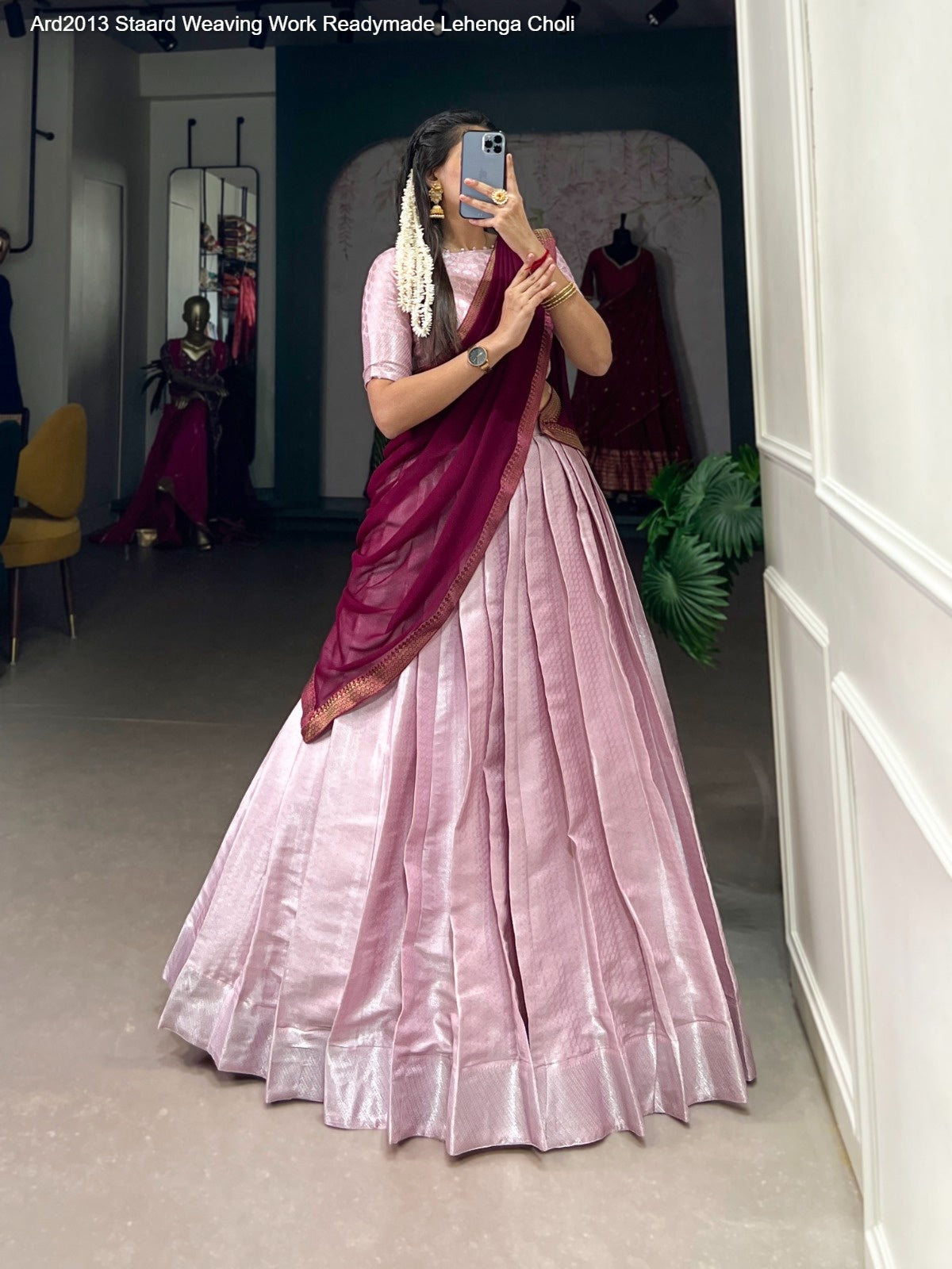 Ard2013 Staard Weaving Work Readymade Lehenga Choli