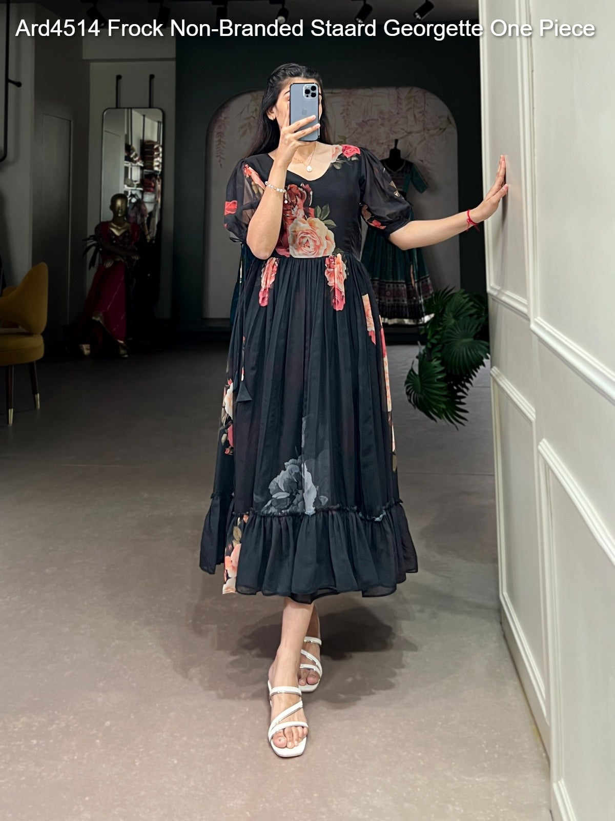Ard4514 Frock Non-Branded Staard Georgette One Piece