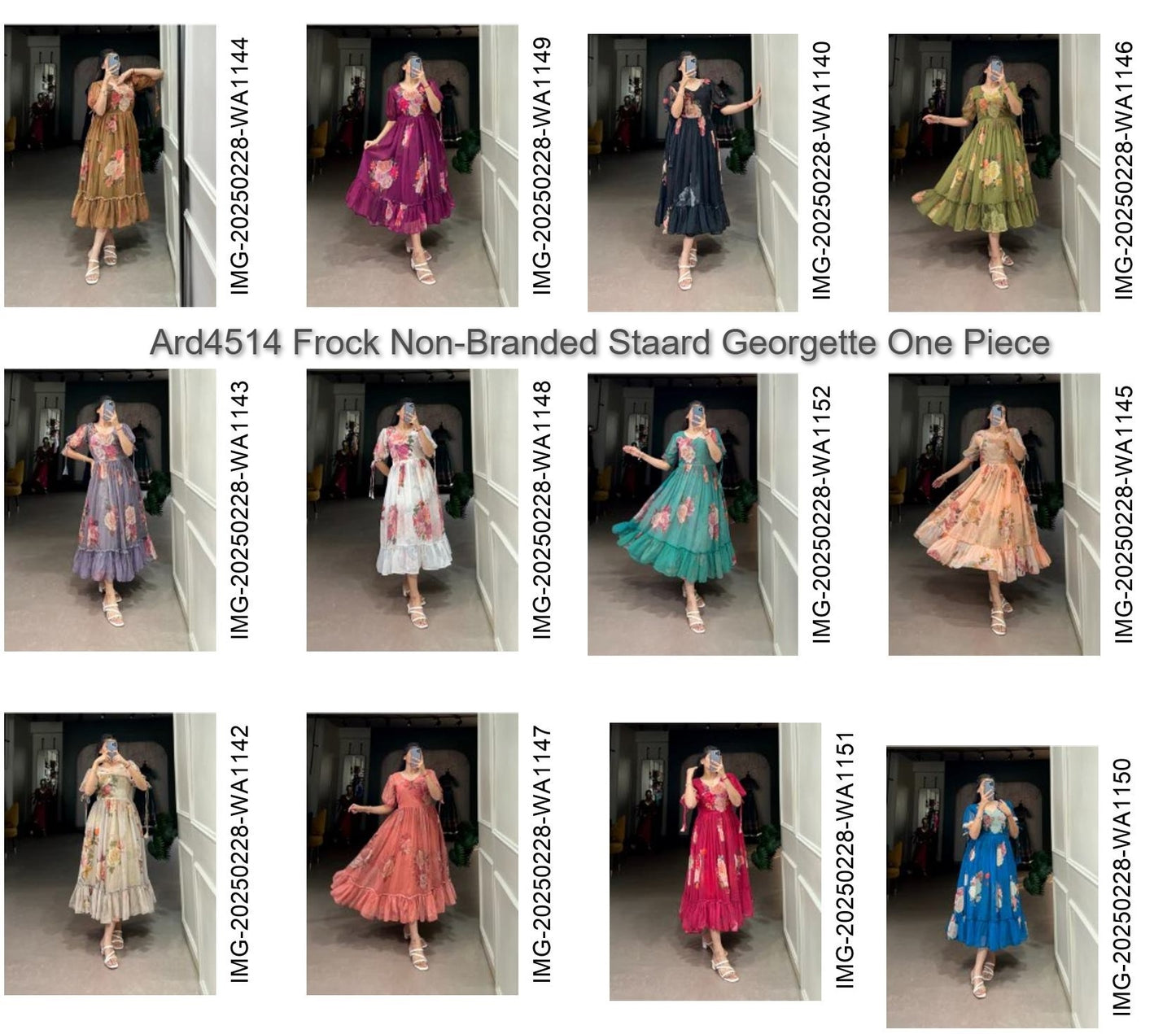 Ard4514 Frock Non-Branded Staard Georgette One Piece