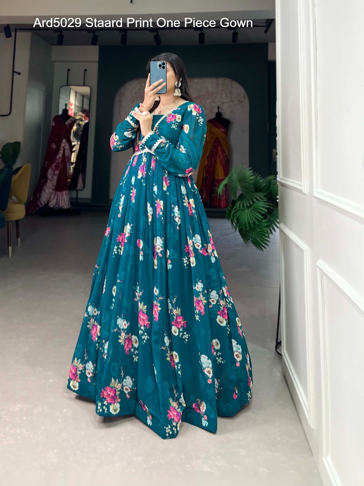 Ard5029 Staard Print One Piece Gown