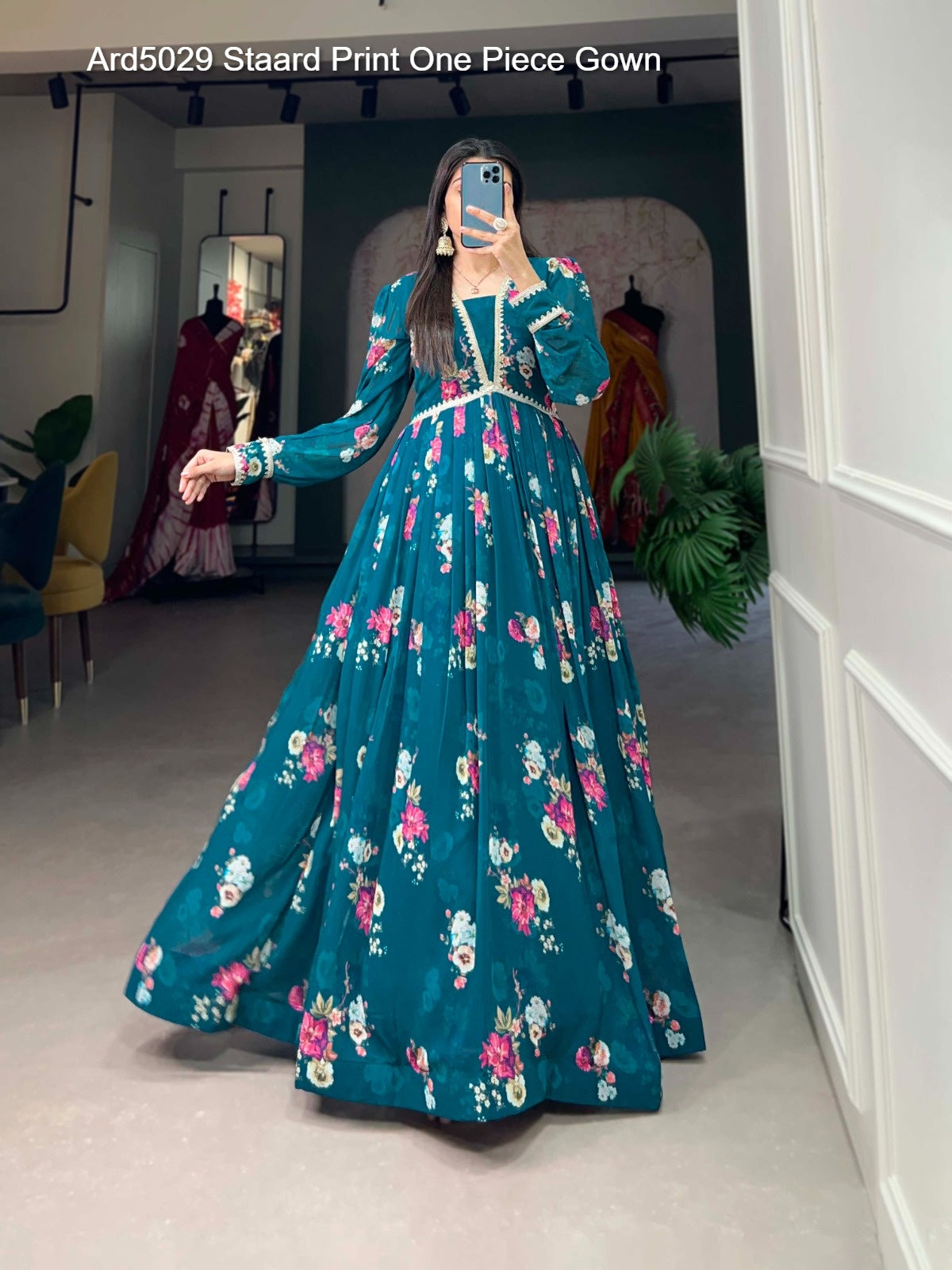 Ard5029 Staard Print One Piece Gown