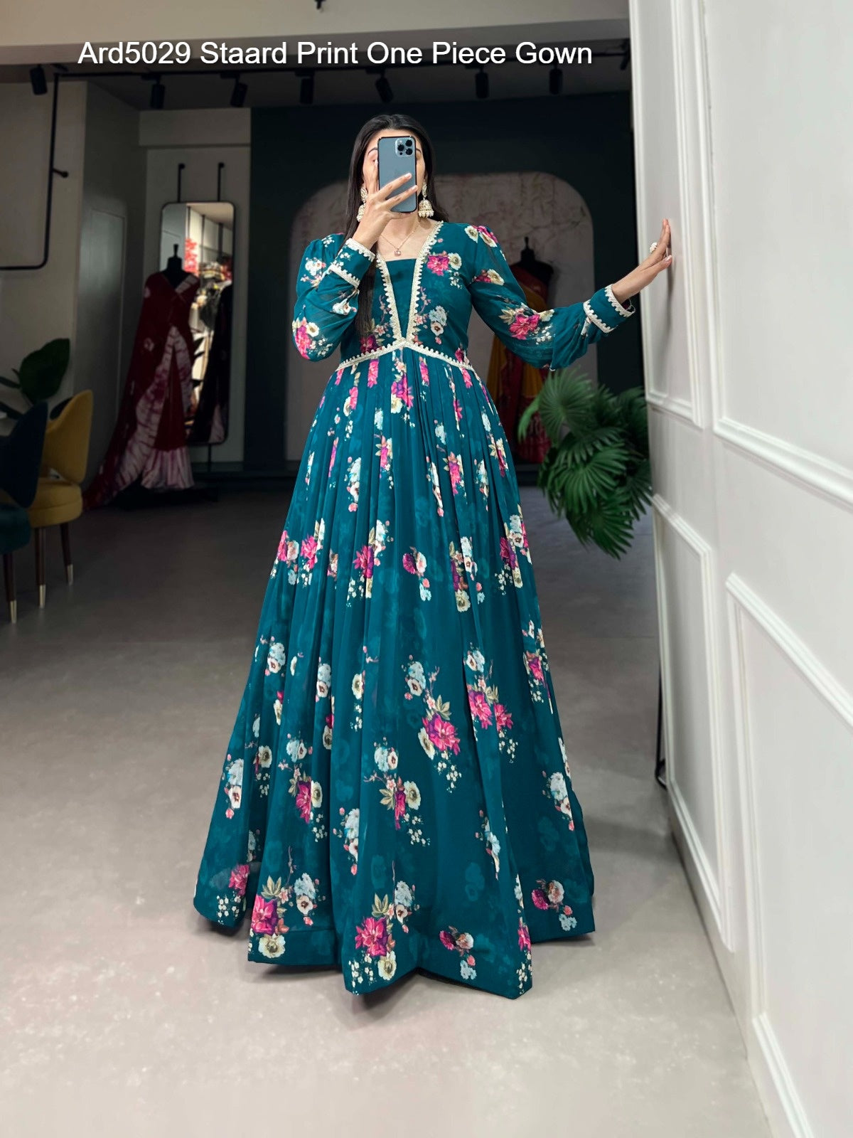 Ard5029 Staard Print One Piece Gown