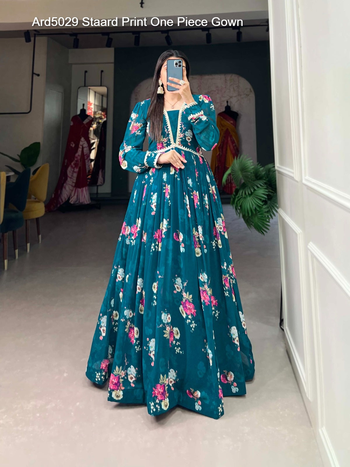 Ard5029 Staard Print One Piece Gown