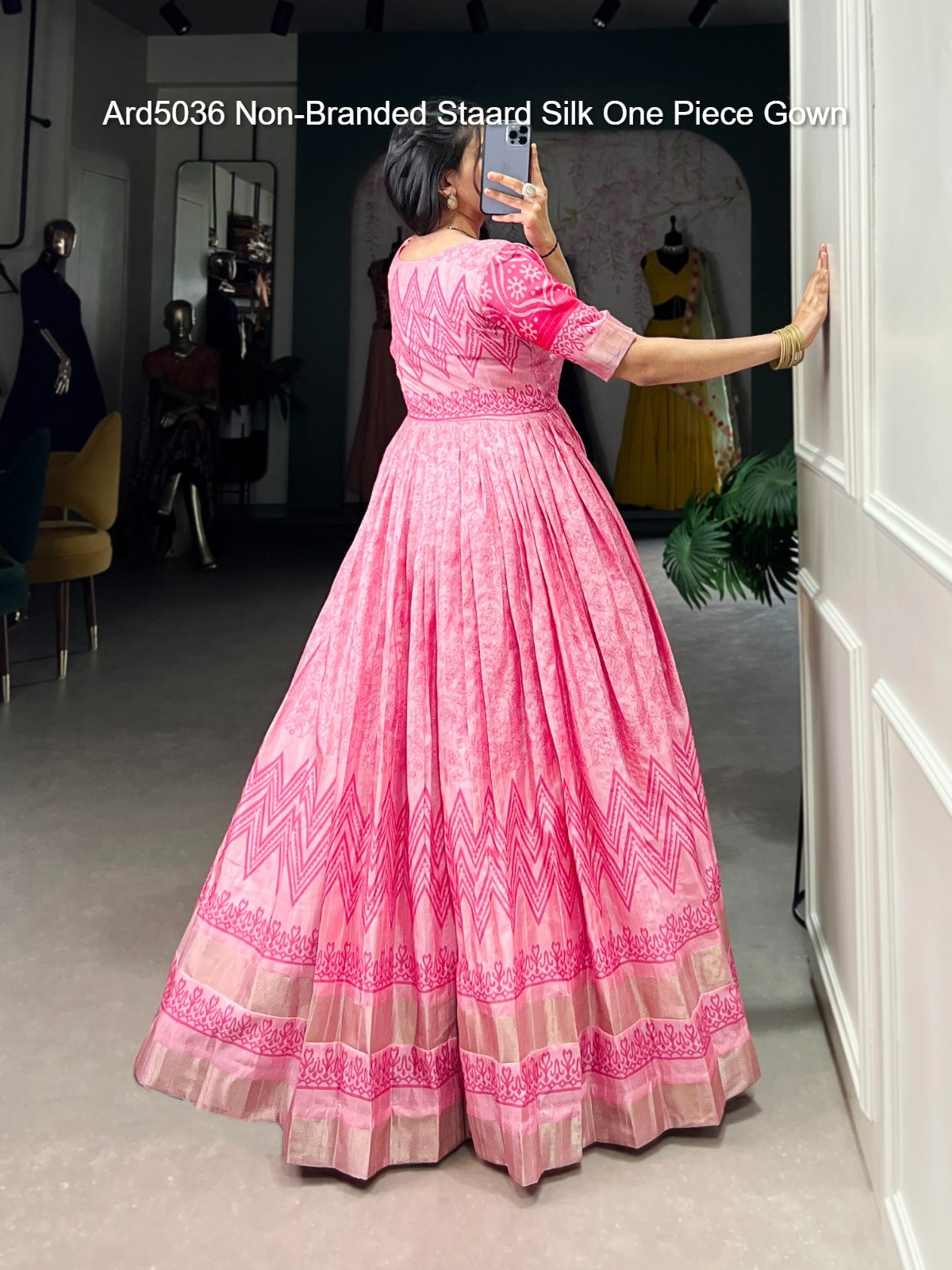 Ard5036 Non-Branded Staard Silk One Piece Gown