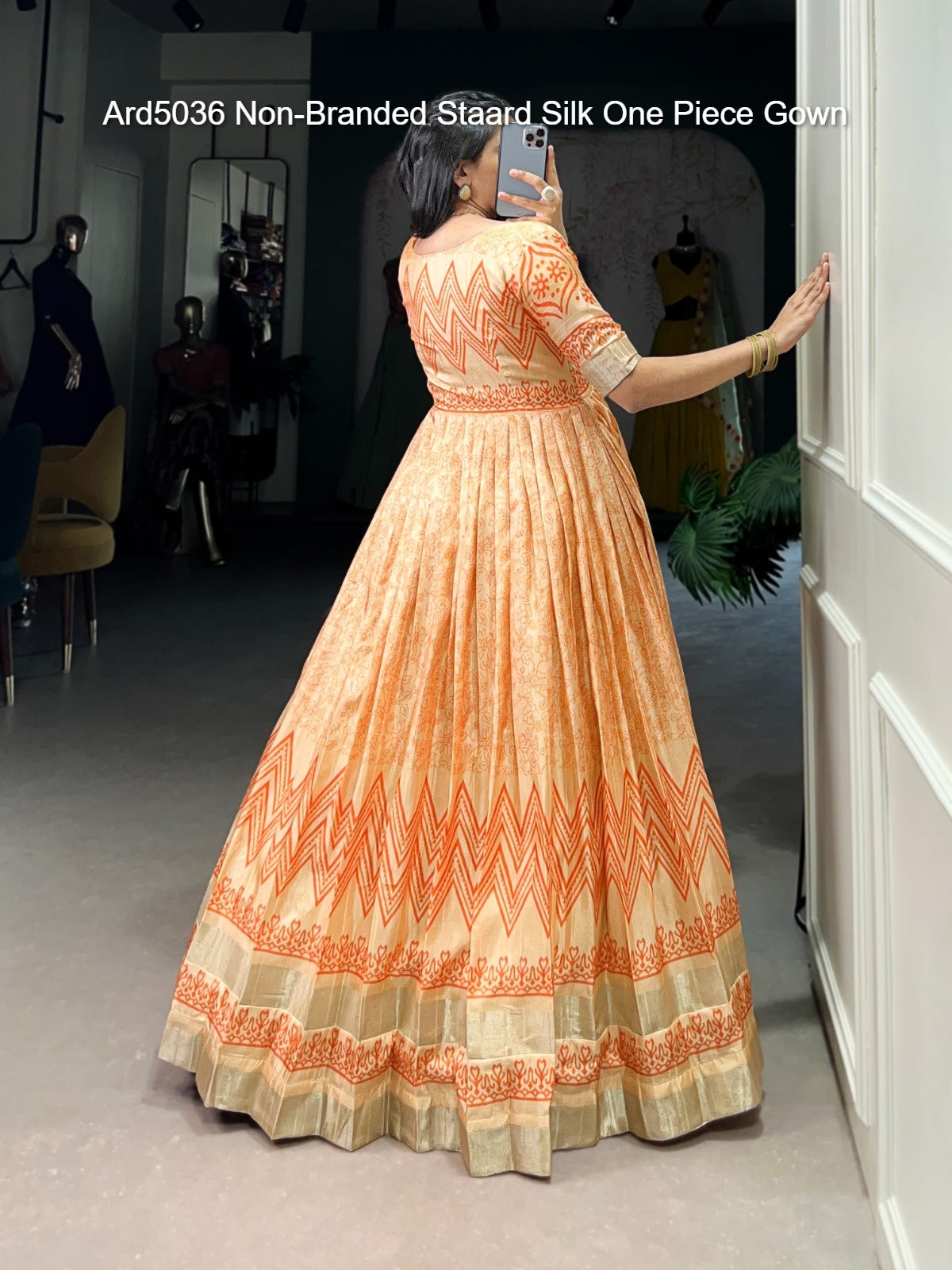 Ard5036 Non-Branded Staard Silk One Piece Gown