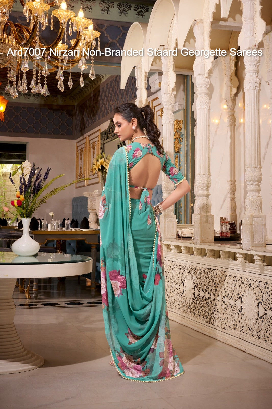 Ard7007 Nirzari Non-Branded Staard Georgette Sarees