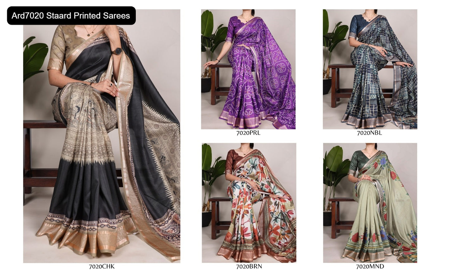 Ard7020 Staard Printed Sarees