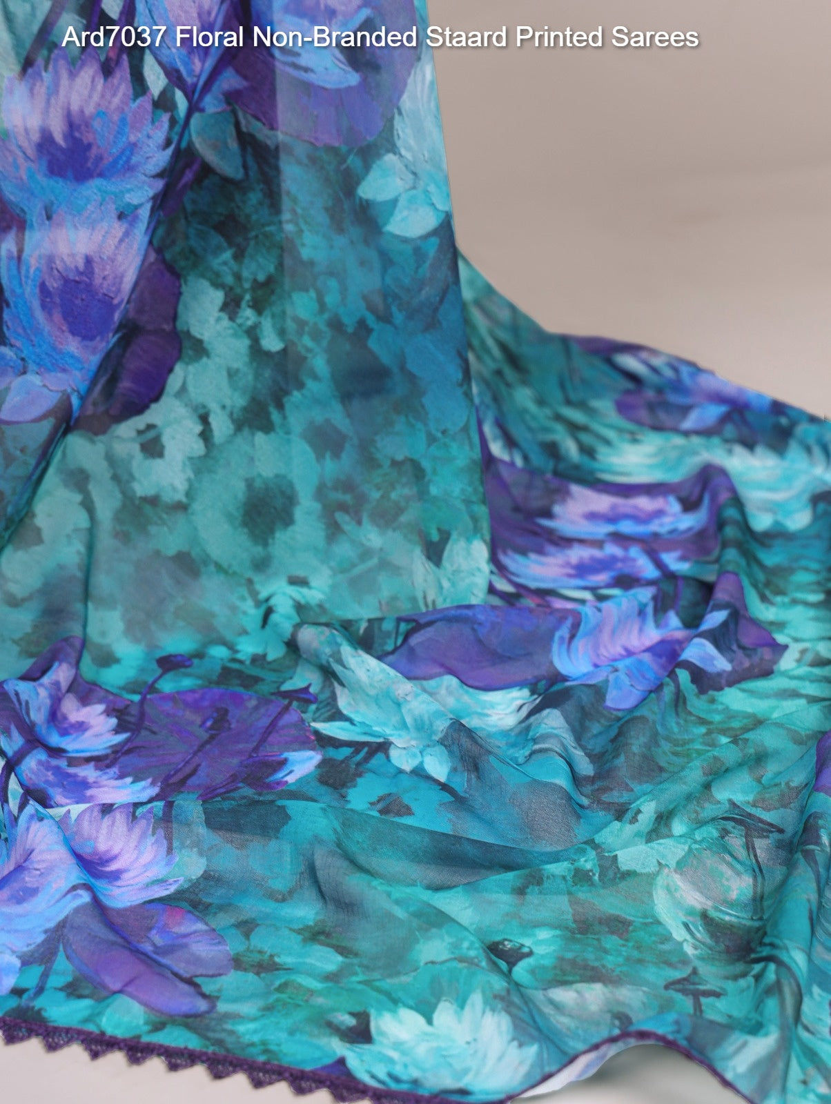 Ard7037 Floral Non-Branded Staard Printed Sarees