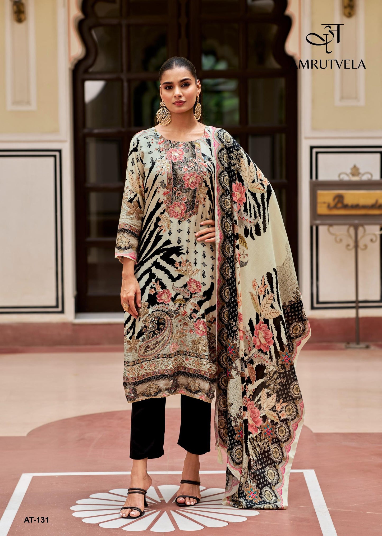 At-131-A Amrutvela Pure Viscose Pakistani Salwar Suits