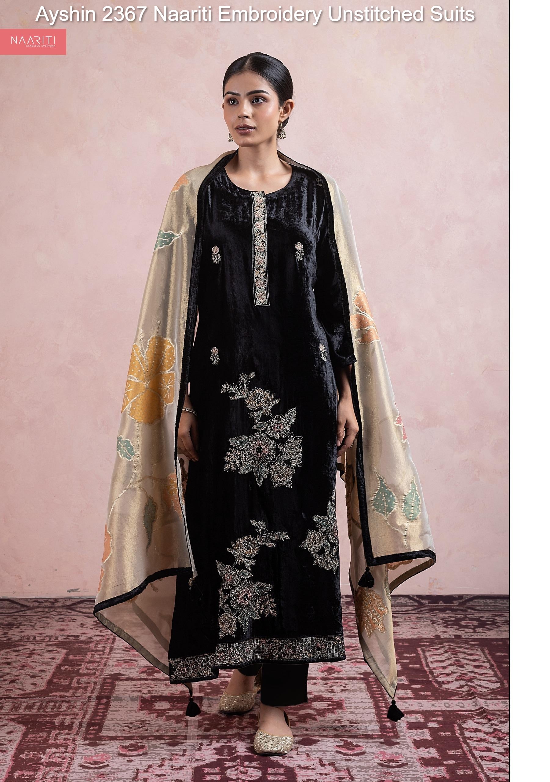 Ayshin 2367 Naariti Embroidery Unstitched Suits