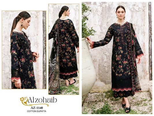 Az-1140 Al Zohaib Print Karachi Unstitched Suits