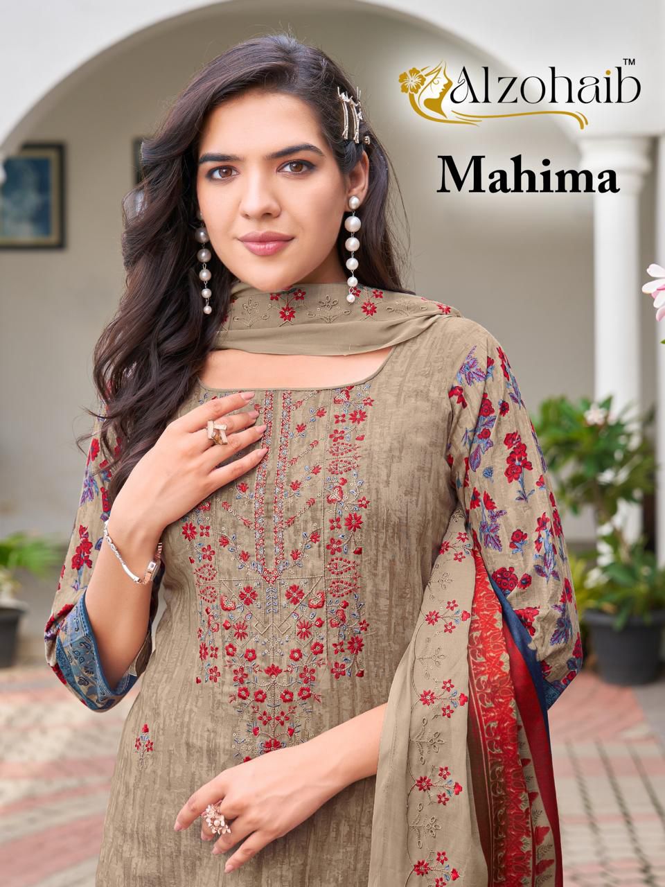 Az-1264 Mahima Al Zohaib Printed Karachi Unstitched Suits