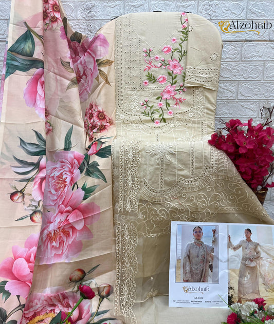 Az-1311 Aarzoo Vol-2 Al Zohaib Embroidery Pakistani Salwar Suits